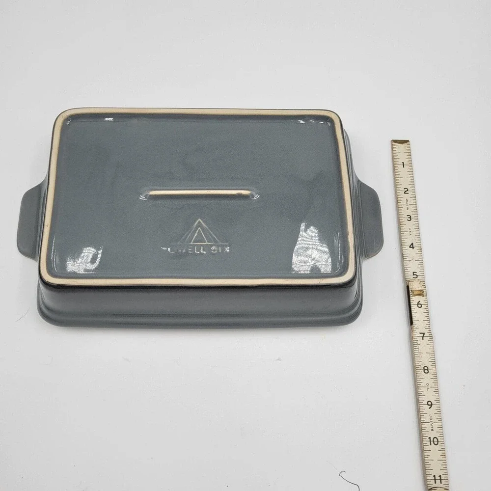 Dwell Six Avacado Green Stoneware Limited Edition‎ Brownie Casserole Dish 8x6